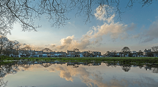 Wandsworth common in the morning